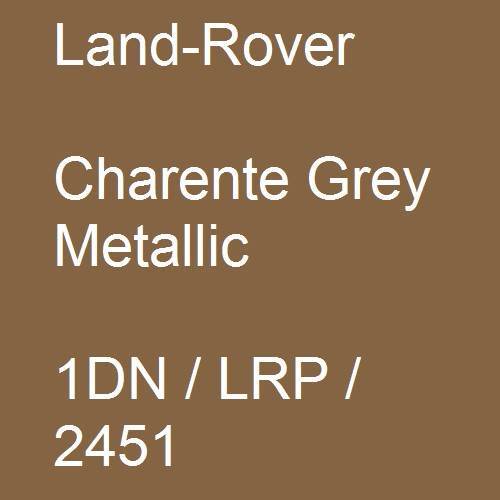 Land-Rover, Charente Grey Metallic, 1DN / LRP / 2451.